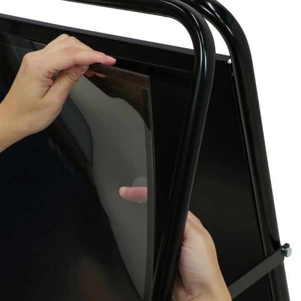 Showdown Displays Set aus 2 ZPES70x100 Schutzfolien inkl. Magnetstreifen, SETFZPES70x100