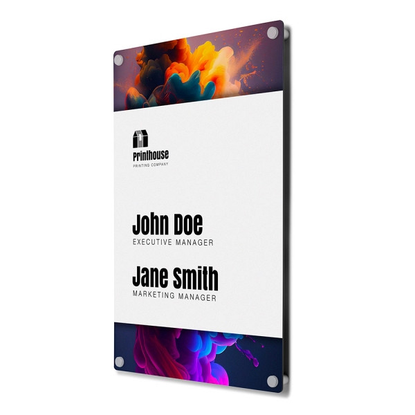 Showdown Displays Indoor Wandschild mit Wandhalterung 40 x 60 cm BOND 3 mm, FBFS25-400x600-BW3