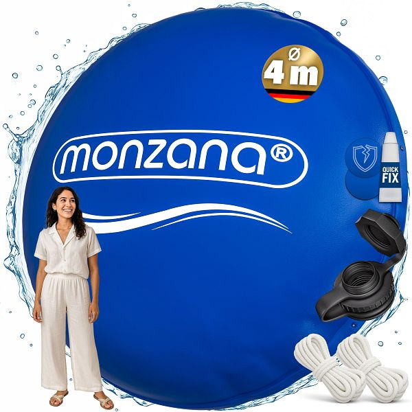 monzana Poolkissen XXL Blau Ø4m -20°C, 110057, 4251776936413