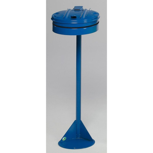 STEIN HGS Müllsackständer, Enzianblau (RAL 5010), Enzianblau (RAL 5010), Standgerät (mit Metall-Deckel), 82026.0006