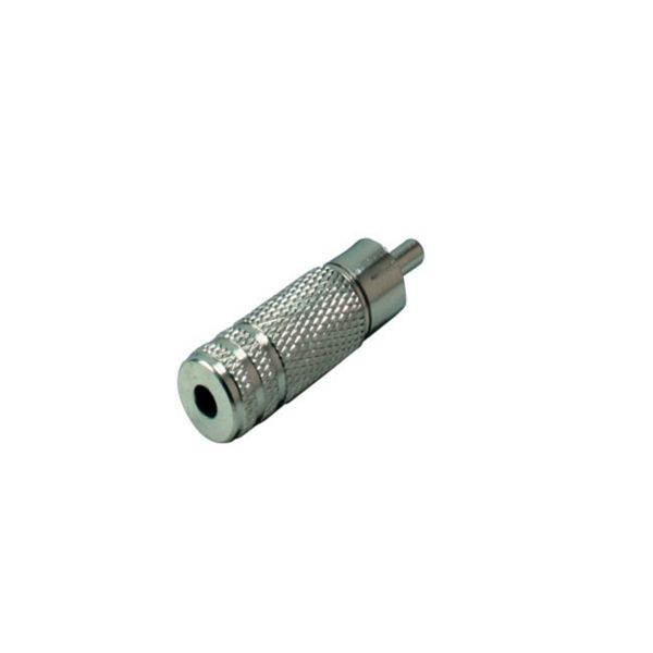 S-Conn Adapter, Cinchstecker auf Klinkenkupplung Mono 3,5mm, Metall, 57004-M
