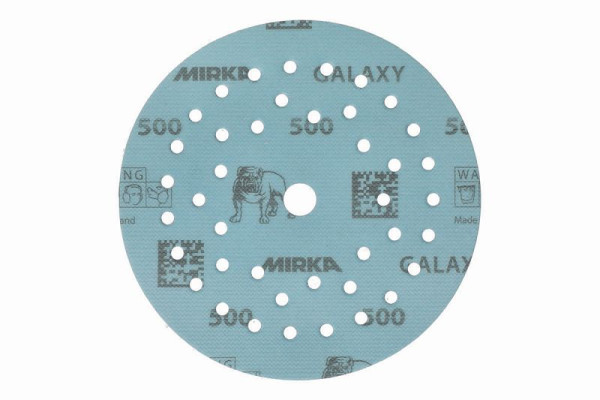 Mirka Schleifmittel GALAXY 125mm Grip Multifit, Körnung 500, VE: 50 Stück, FY6M205051