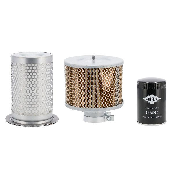 Airpress Servicekit B 4000 Stunden für APS 15 X / 20 X (Luft-, Öl, Abscheiderfilter), 369015-KITB