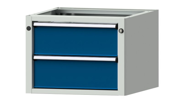 ANKE Werkbänke Unterbauschrank, Modell 1203 V, 570 x 615 x 420 mm, RAL 7035/5010, 402.007