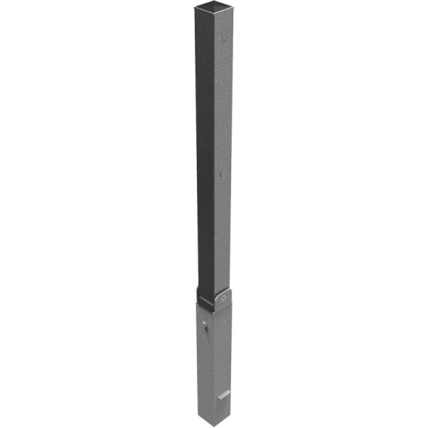 Stein HGS Absperrpfosten -Bollard-, umlegbar mit Hebe- und Kippmechanik, ohne Farbe, Profilzylinderschloss, 470uzkh