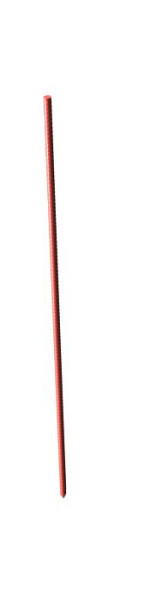 Schake Lattenpfahl Ø 20 x 1400mm, ohne Lattenhalter, rot lackiert, 302214R