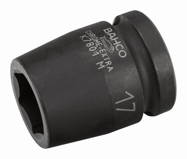 Bahco 1/2" Kraft-Steckschlüssel-Einsatz, 6kant, SW 10 mm, K7801M-10