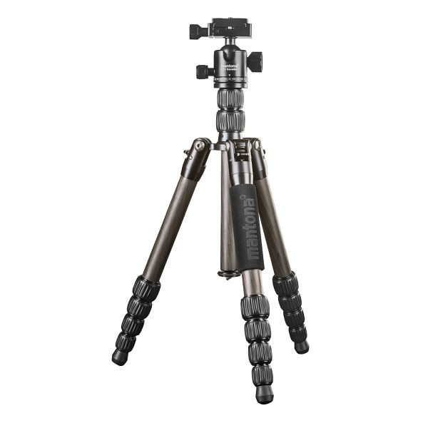 Mantona light traveller Carbon schwarz, 1022553