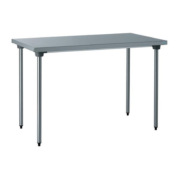 Tournus Edelstahltisch 1400mm, mit Profilrahmen verstärkt, CX547