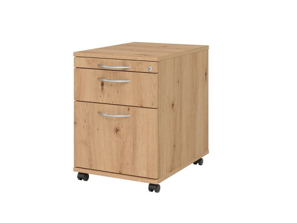 Hammerbacher Rollcontainer 58cm, 1 Schub, 1HR, Schloss BM Asteich, VAC20/R/R/BM