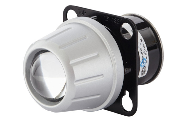 HELLA Halogen/DE-Hauptscheinwerfer - Premium 50 - 12V, rund - Einbau - SAE - Lichtscheibenfarbe: transparent - Flachstecker - rechts/links, 1BL 009 071-081