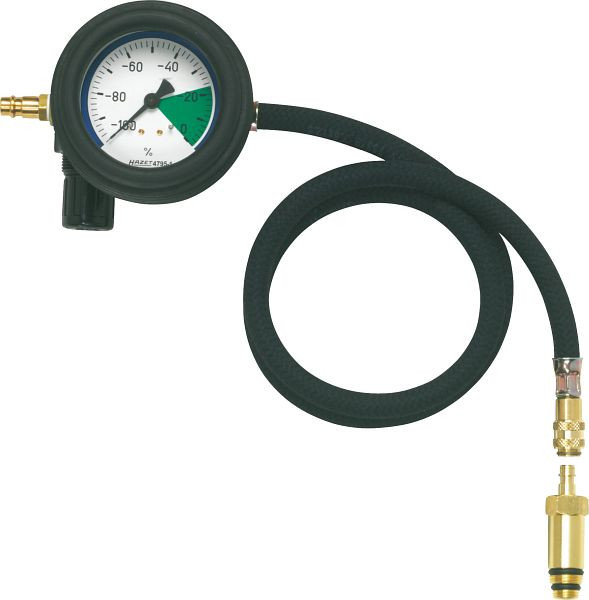 Hazet Druckverlust-Tester, zur Diagnose von Motordefekten, 4795-1