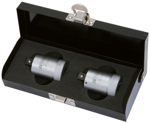KS Tools 3/8" Drehmomentbegrenzer-Adapter-Satz, 18-24Nm, 2-teilig, 516.1500