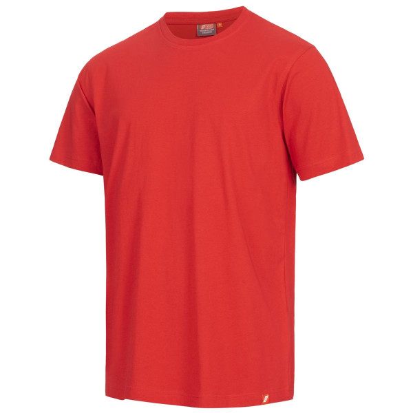 NITRAS MOTION TEX LIGHT, T-Shirt, vorgewaschen, Rundhals, Nackenband, 100% Baumwolle, 160 g/qm, Größe: XS, Farbe: rot, VE: 20 Stück, 7005-6000-XS