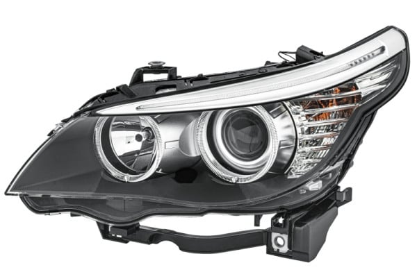 HELLA DE/Halogen-Hauptscheinwerfer - für u.a. BMW 5 (E60) - ECE - für Linksverkehr - links, 1LL 009 449-031