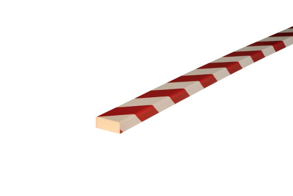 Knuffi Flächenschutz, Warn- und Schutzprofil Typ D, rot/weiß, 1 Meter, magnetisch, PD-5013