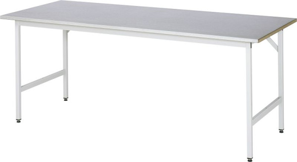RAU Arbeitstisch Serie Jerry (Grundtisch), B2000 x T800 x H800-850 mm, 06-500ES80-20.12