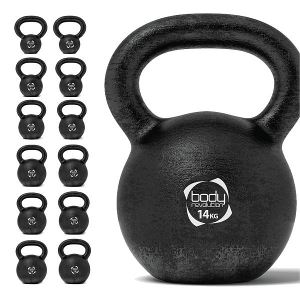 Monster Kettlebell aus Gusseisen 14 kg, 30056, 0799872166579