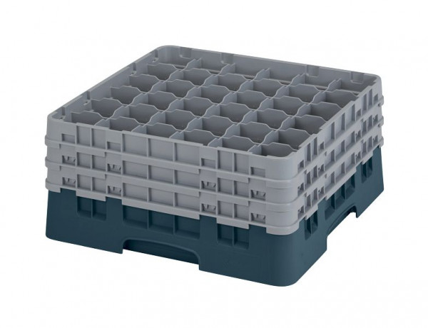 Cambro Spülkorb mit 36 Fächer Camrack® 19,6 cm Türkis, 36S738414
