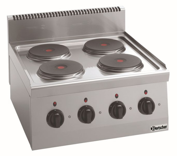 Bartscher Elektroherd 600, B600, 4 Platten, Tischgerät, 131734