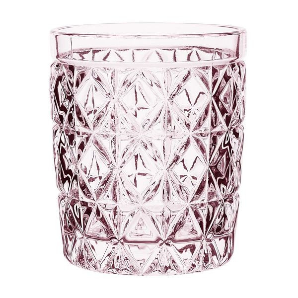 Olympia Havana Trinkgläser Pink 300ml (6 Stück), für kreative Cocktails, FU423