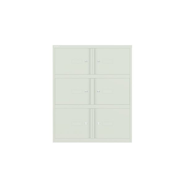 Bisley Essentials Office Locker, Höhe 1000-1024 x Breite 800 x Tiefe 470 mm, 644 portland, YELD0810644