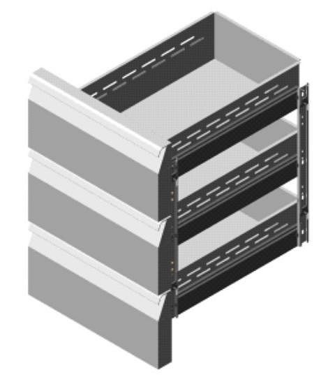 gel-o-mat Schubladen für Kühltische 3 X 1/3, 510KT.002