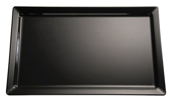 APS GN 1/3 Tablett -PURE-, 32,5 x 17,5 cm, Höhe: 3 cm, Melamin, schwarz, 83491