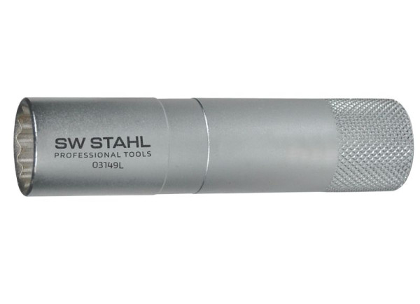 SW-Stahl Zündkerzeneinsatz, 3/8", 14 mm, Zwölfkant, 03149L