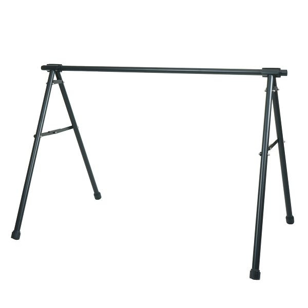 Mendler Fahrrad-Sattelständer HWC-K39, Fahrradständer Aufhängebügel, Metall pulverbeschichtet 114x170x114cm ausziehbar, schwarz, 89797