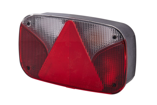 HELLA Heckleuchte, Glühlampe, 12V, Anbau/geschraubt, Farbe: weiß/rot, Schutz-Kontakt-Stecker, links, C5W / P21W / P21/5W / PY21W, 2VB 998 232-231