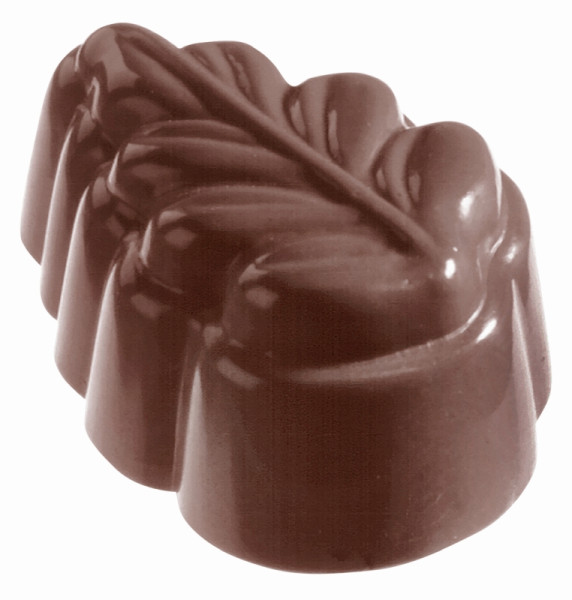 Schneider Schokoladen-Form Eichenblattpraline, 37x27x18mm -275x135 mm, 421027