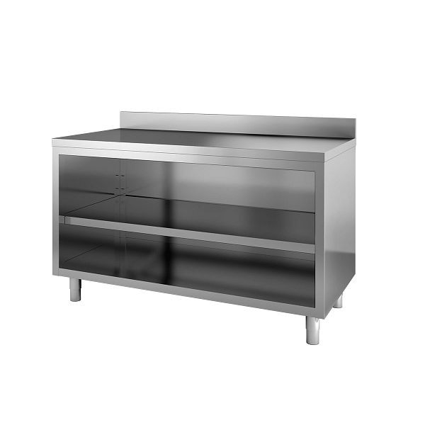 Vaiotec TOPLINE Arbeitsschrank 700 / offen mit Aufkantung, 160x70x85 cm, 10894