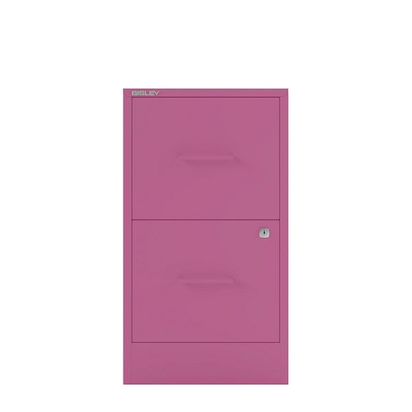 Bisley Home Filer, 2 HR-Schubladen, Stahlgriff, 681 fuchsia, PFA2SH681