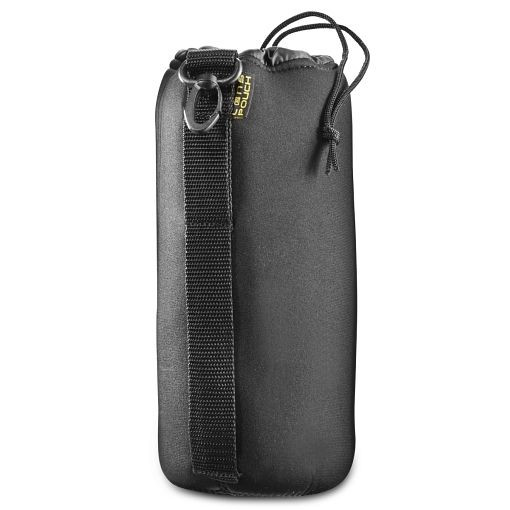 Walimex Objektivbeutel Neopren Größe XL, 10x23cm, Innenmaße ca. 10x10x23cm, aus hochwertigem Neopren, durch Kordel mit Tunnelzug zu verschließen, 1018311