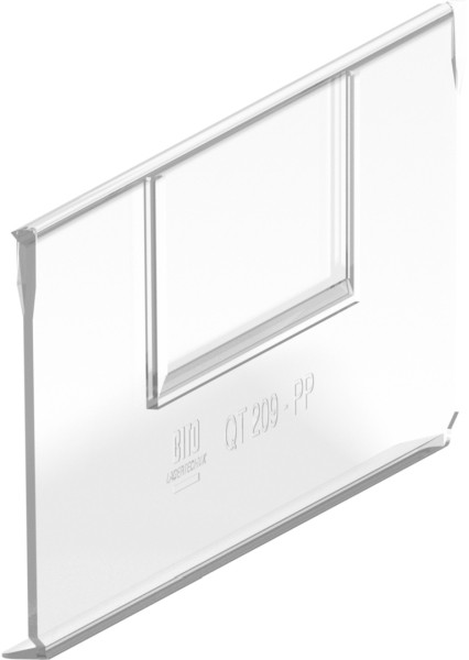 BITO Querteiler-Set QT1509 verpackt transparent inkl. Etikett, 156x90mm, 10 Stück, 22676