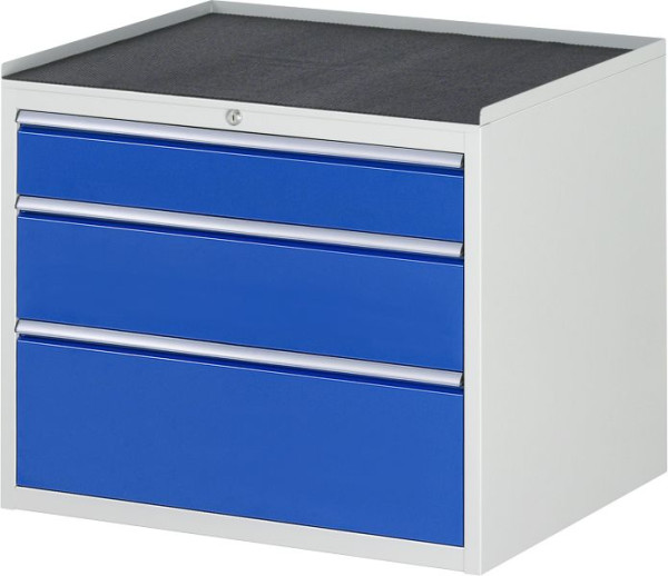 RAU Schubladenschrank Serie 7000, B770xT650xH645mm, Schubladen: 1xH120, 1xH180, 1xH240mm, Metallauflage, 03-XL3.16A-MT.11