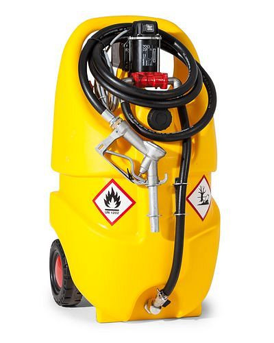 DENIOS Mobile Tankanlage Typ Caddy für Diesel, 55 Liter, mit 12-V-Elektropumpe, 252249
