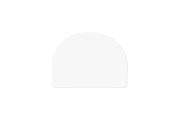 Schneider Teigschaber flexibel, Größe: 120 x 88 mm, LDPE weiß, 227244