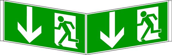 Schilder Klar Winkelschilder nach Wunsch, 300x150x1 mm Kunststoff, 1201/70