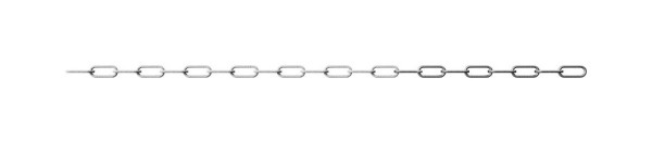 Schake Absperrkette aus Stahl, geschweißt, Drahtstärke 5 mm, verzinkt, VE: 10 m, 430_50-VE10