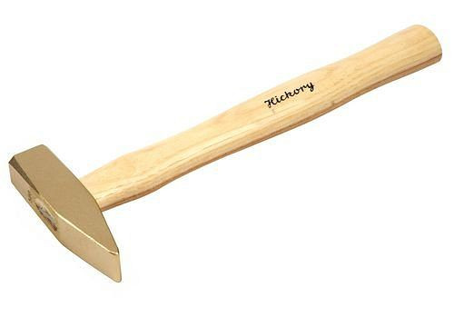 DENIOS Schlosserhammer, 1250 g, Sonderbronze, funkenfrei, für Ex-Zonen, 262897