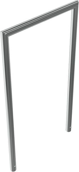 Schake Edelstahlrohrbügel Ø 48 mm, Gesamtbreite 700 mm, 449_86