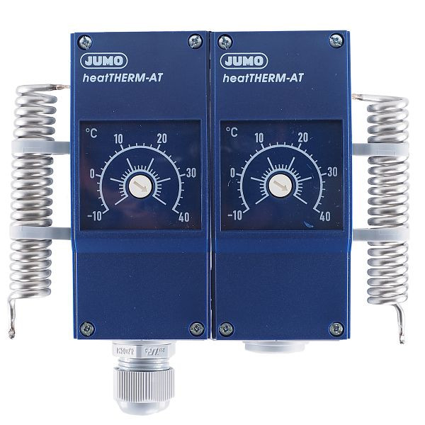 JUMO Doppelthermostat (TW/TW) mit Umschaltkontakt, -10 bis 40 °C, Raumthermostat, 60003212