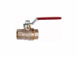 Riegler Kugelhahn mit rotem Stahlhebel, leichte Ausführung, Innen/Innengewinde, 103168