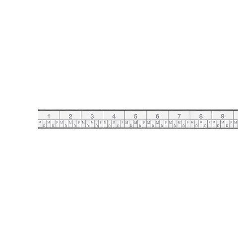 Magnetoplan Kopfleiste mit U-Profil, Inhalt: 5-Tage-Woche, Wochen 1 - 27, 12790