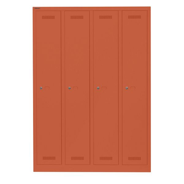 Bisley Garderobenschrank Monobloc™, 4 Abteile je 1 Fach, 683 sevilla, ML11Q1683