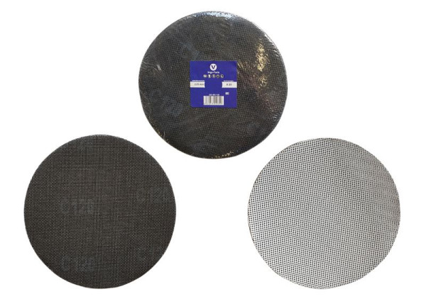 VaGo-Tools Schleifgitter 225mm Schleifteller Schleifscheiben K 180 Gitternetz, VE: 25 Stück, 225-SG-180-1_fv