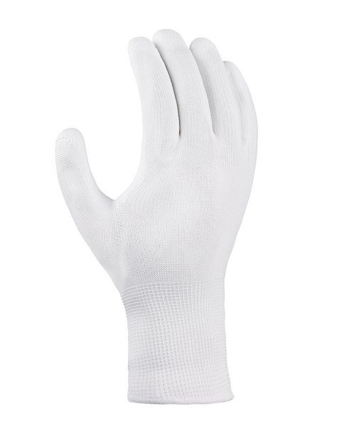 teXXor Polyester-Strickhandschuhe POLYURETHAN BESCHICHTET, weiß/weiß, Größe: 10, VE: 12 Paar, 2405-10
