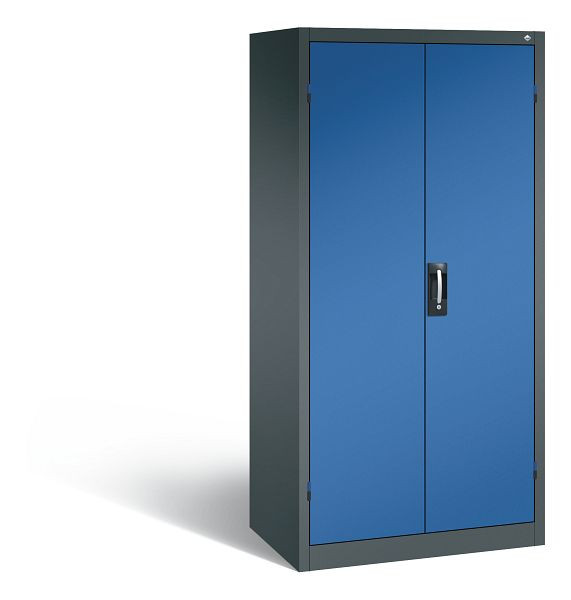 C+P Werkzeugschrank Acurado, H1950xB930xT600mm, Farbe: Anthrazitgrau / Enzianblau, Muldengriff, 8922-5030 S10142